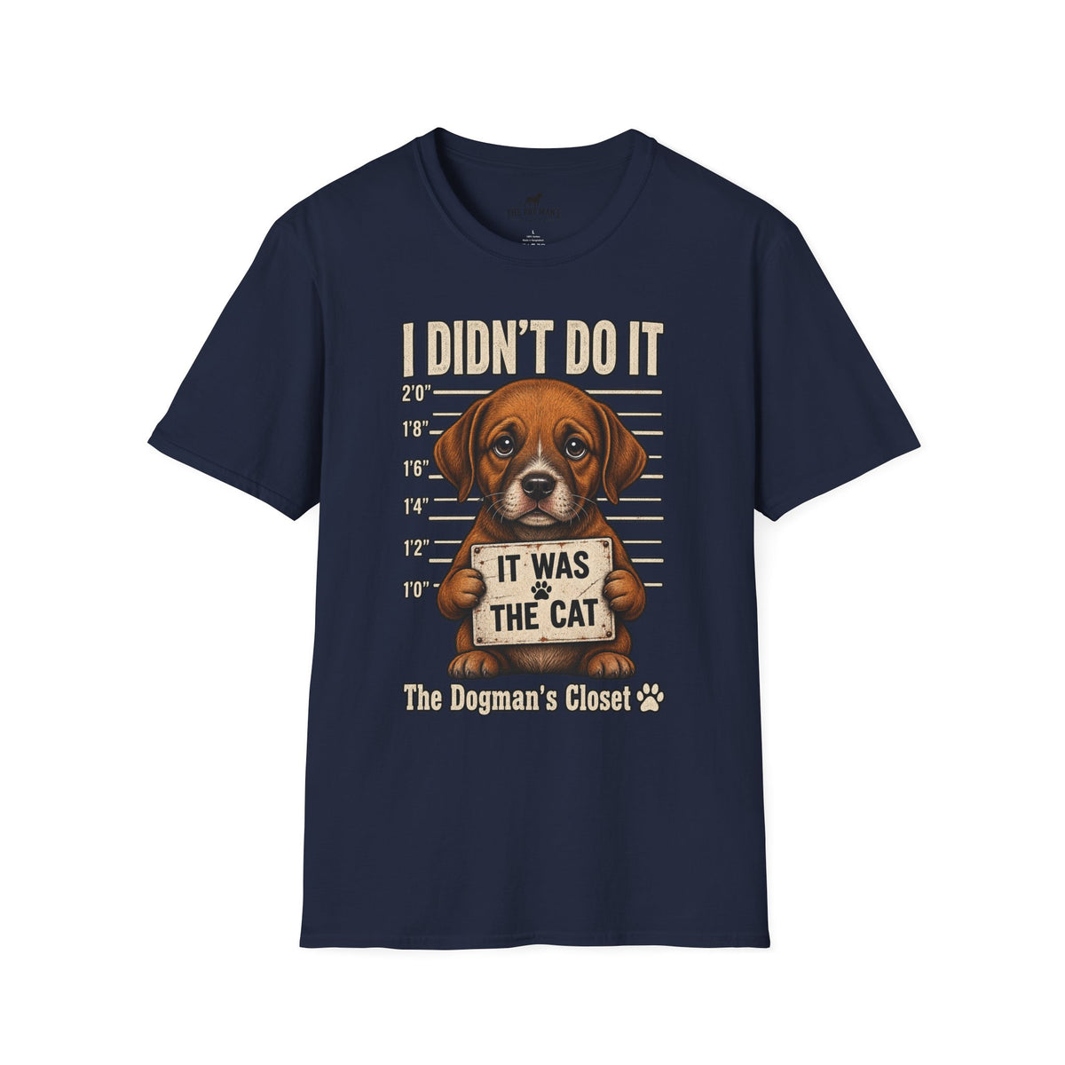 I Didn't Do It Puppy Mugshot