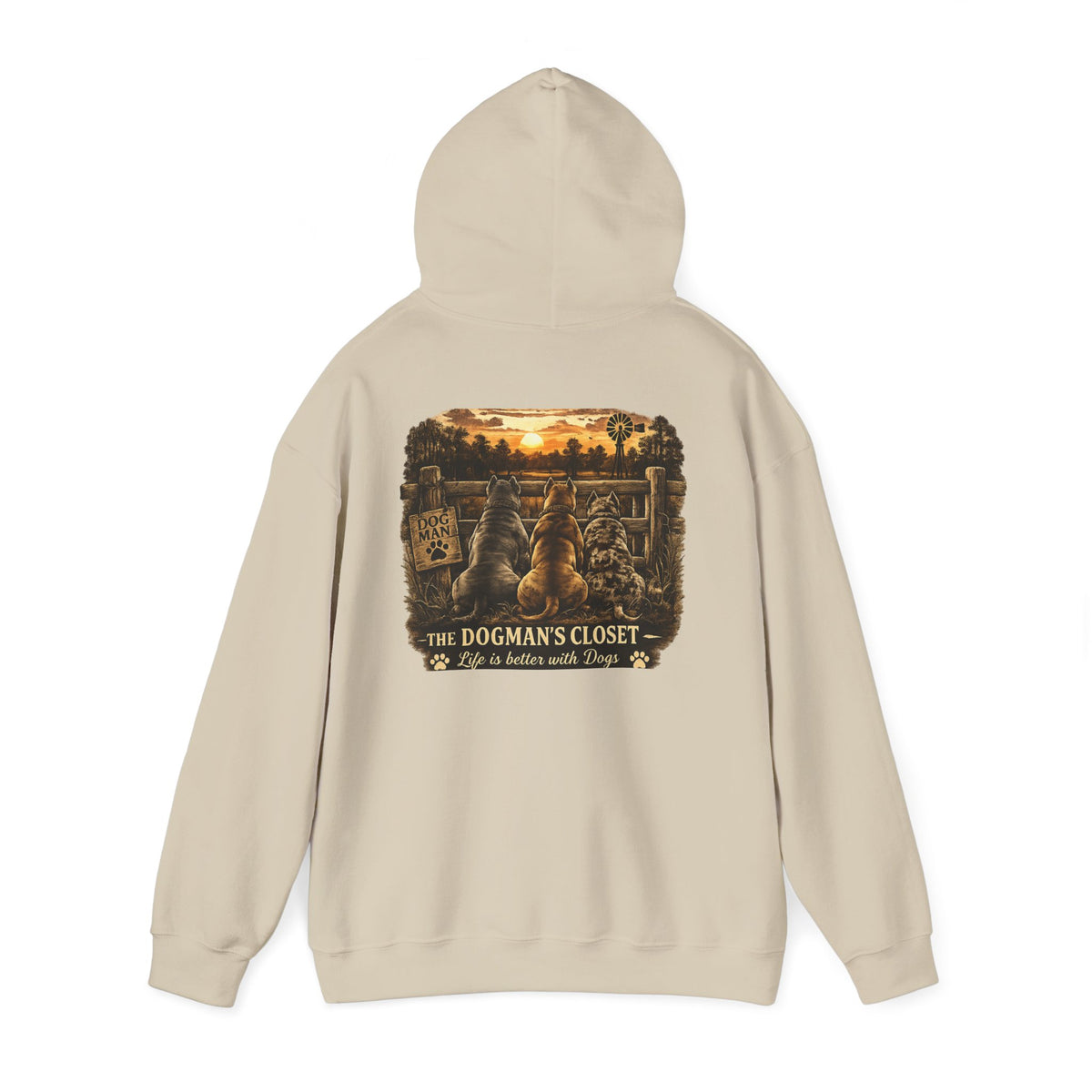 "Life is better with dogs" Pullover Hoodie