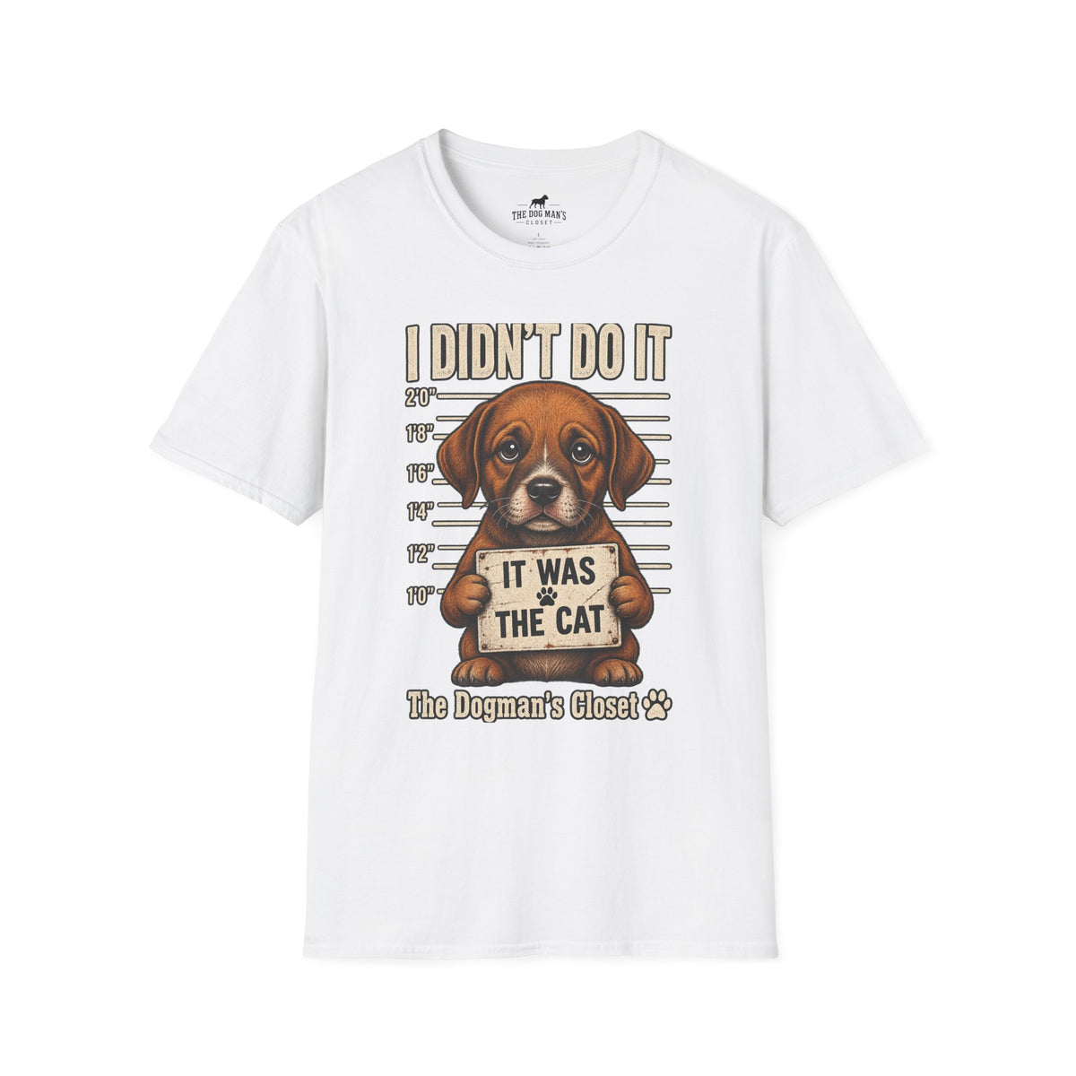 I Didn't Do It Puppy Mugshot