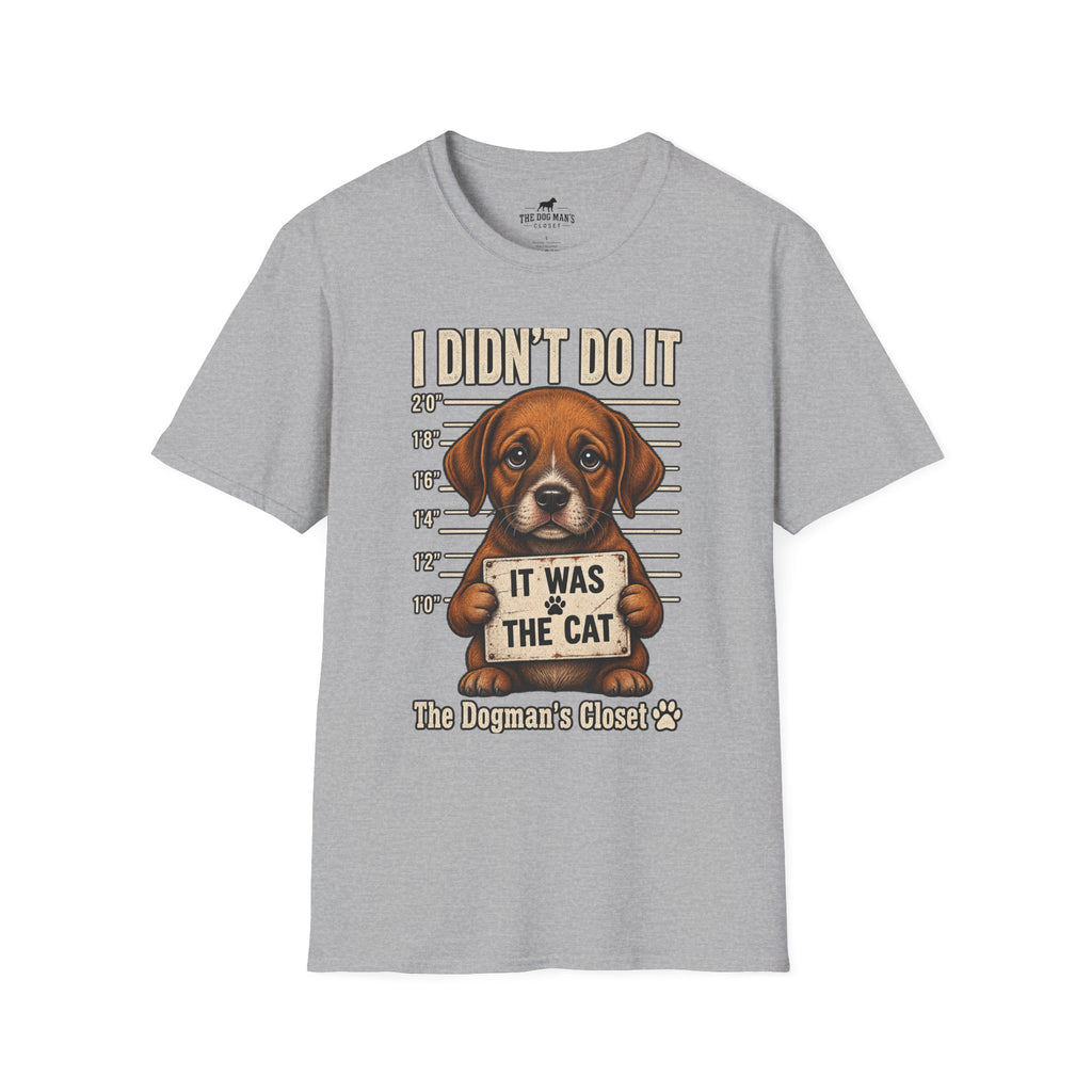 I Didn't Do It Puppy Mugshot