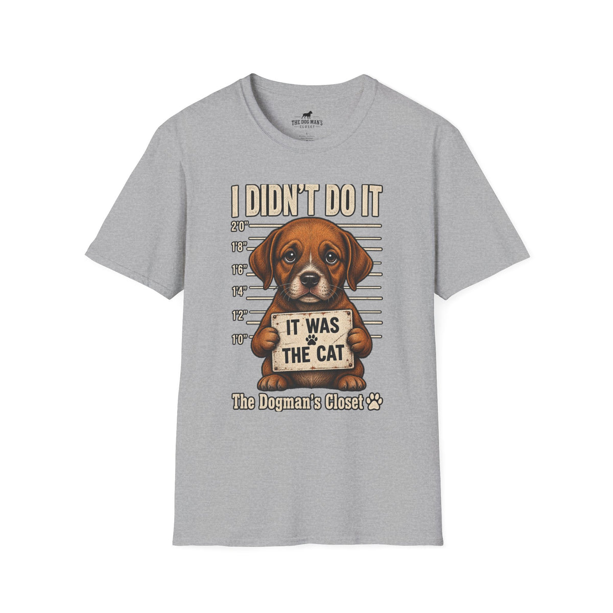 I Didn't Do It Puppy Mugshot