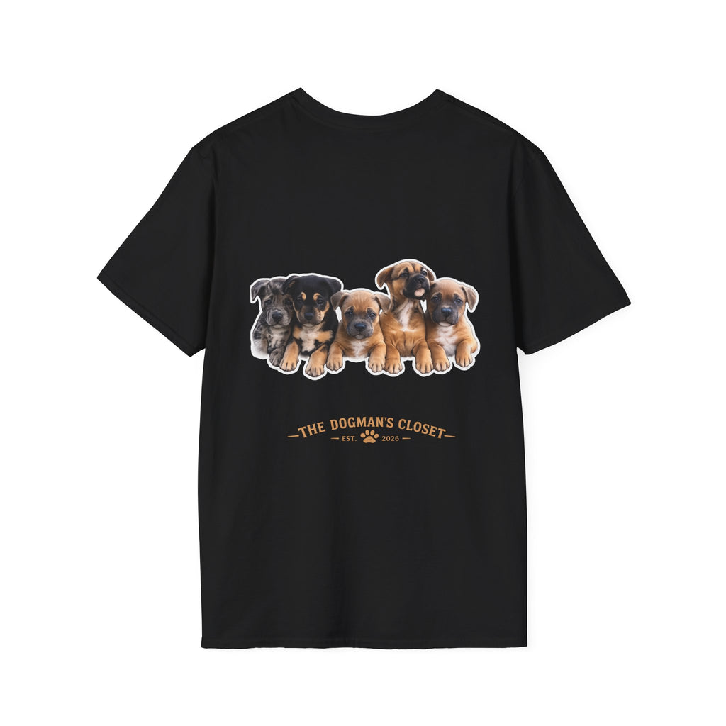 Dog Lover T-Shirt — "Life is Better with Burleson Dogs" Paw Print Tee