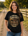 Dogman's Closet Graphic T‑Shirt — Vintage Biker Dog Design