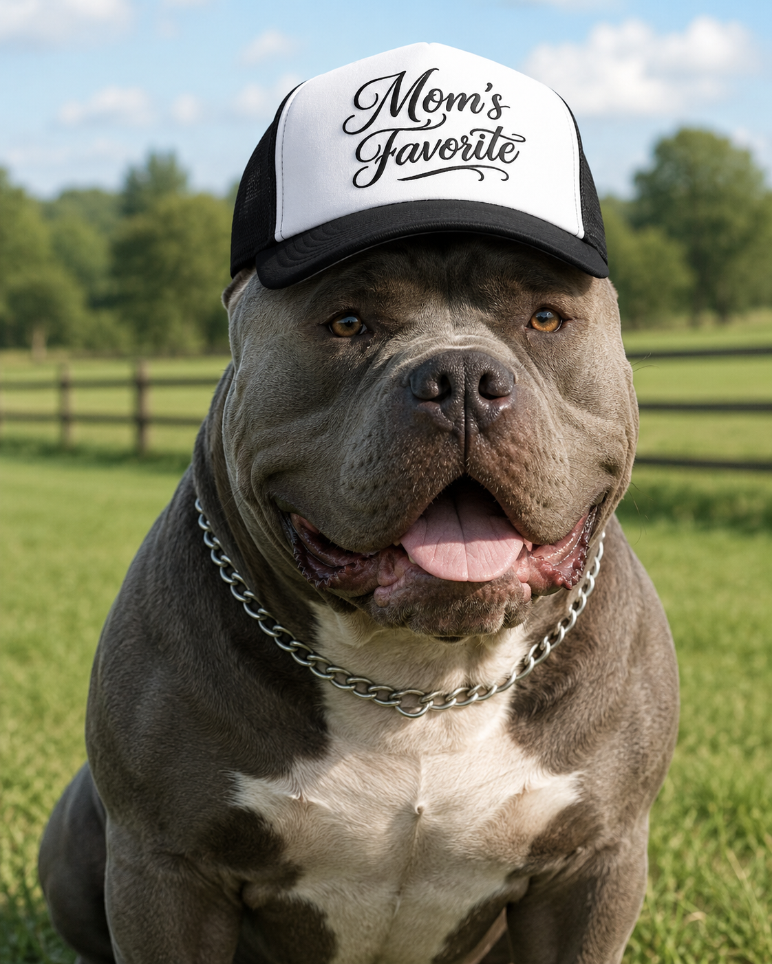 Mom's Favorite Trucker Hat – Dog Lover Foam Front Cap