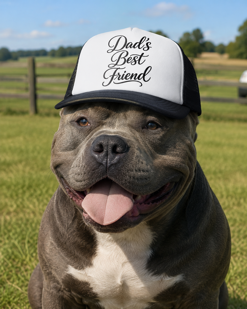 Dad's Best Friend Trucker Hat