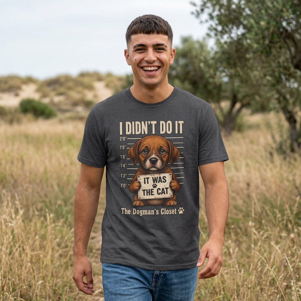 I Didn't Do It Puppy Mugshot