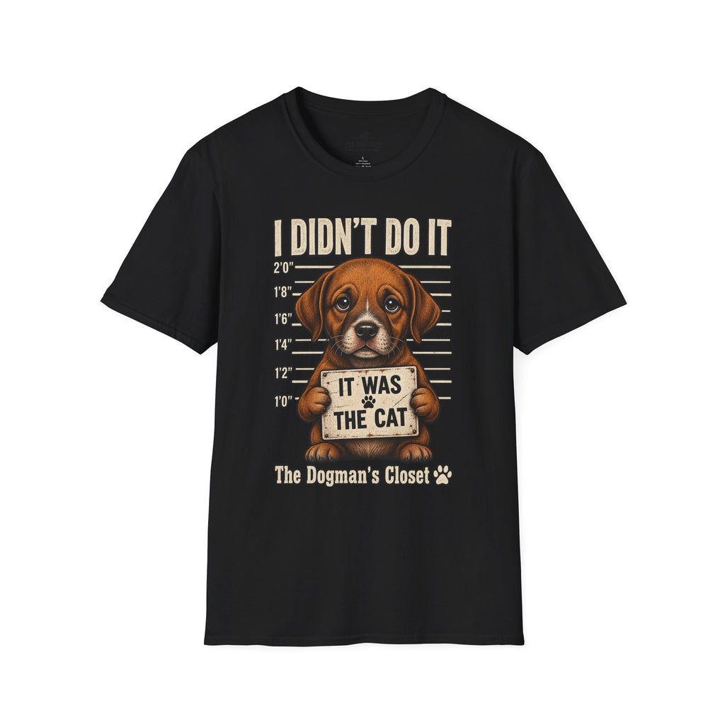 I Didn't Do It Puppy Mugshot