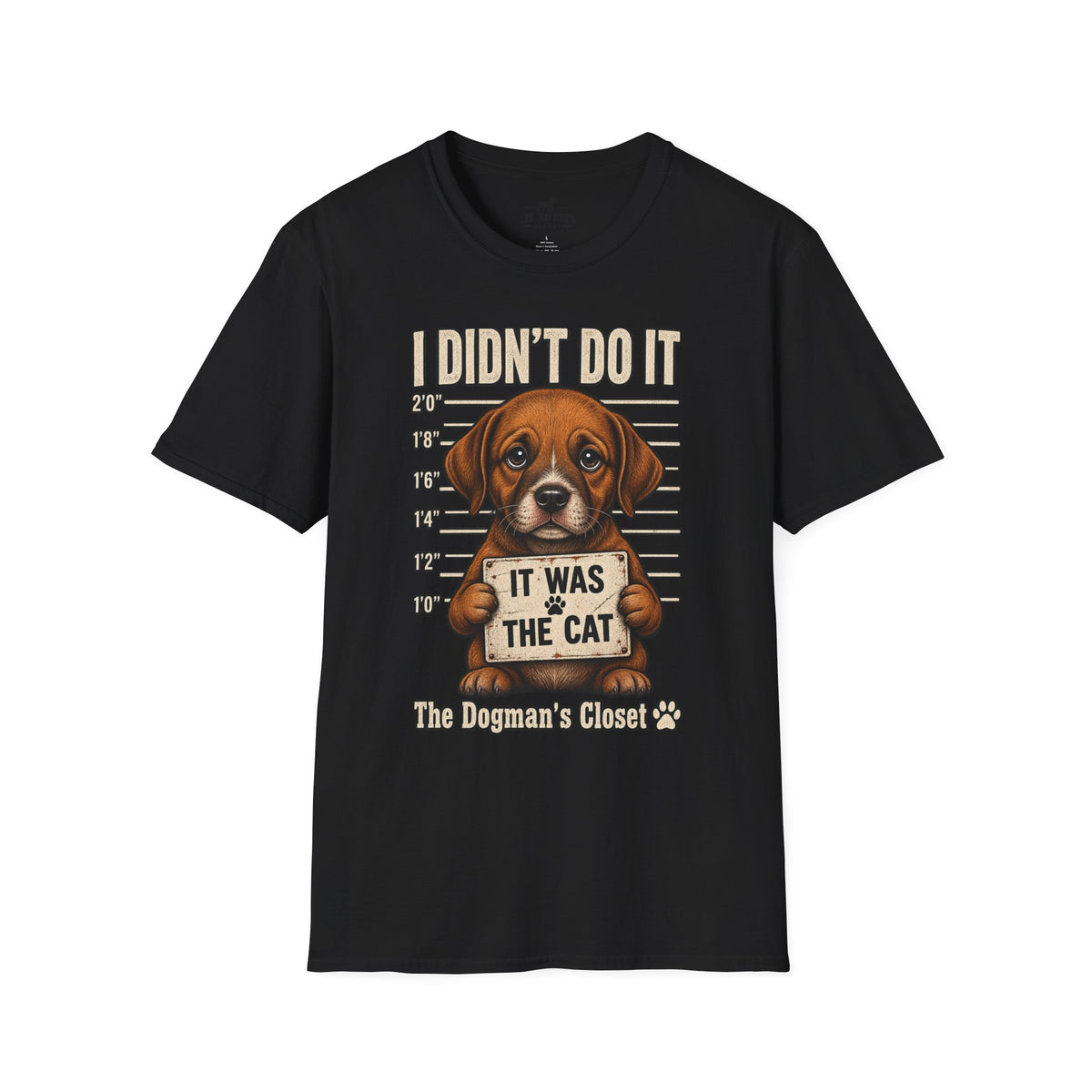 I Didn't Do It Puppy Mugshot