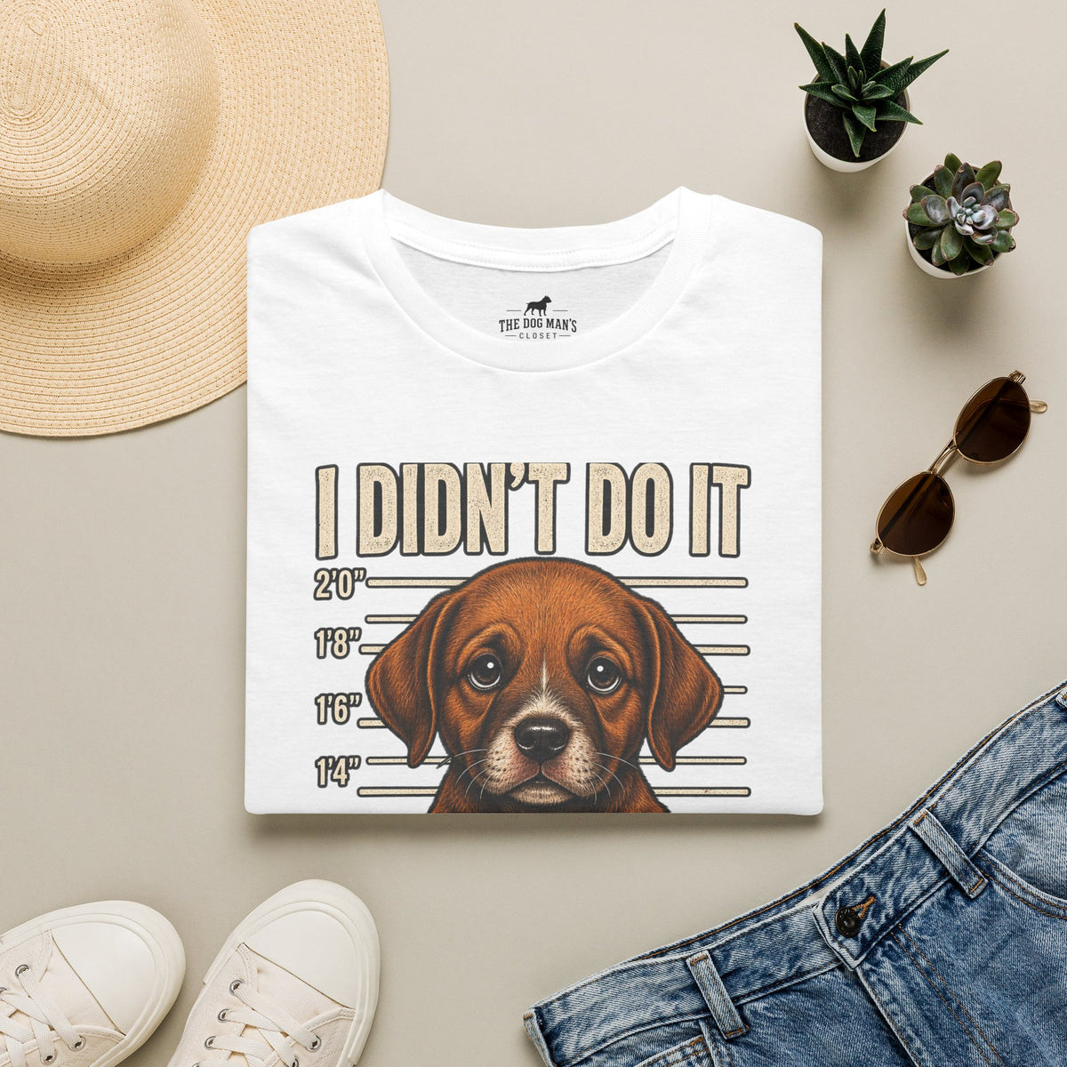 I Didn't Do It Puppy Mugshot