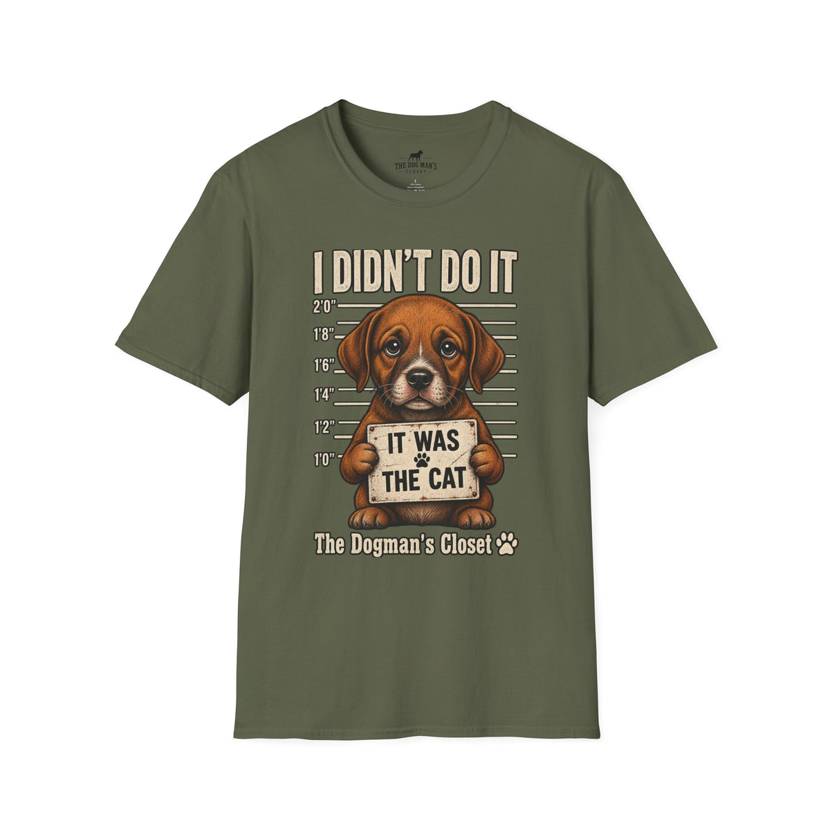 I Didn't Do It Puppy Mugshot