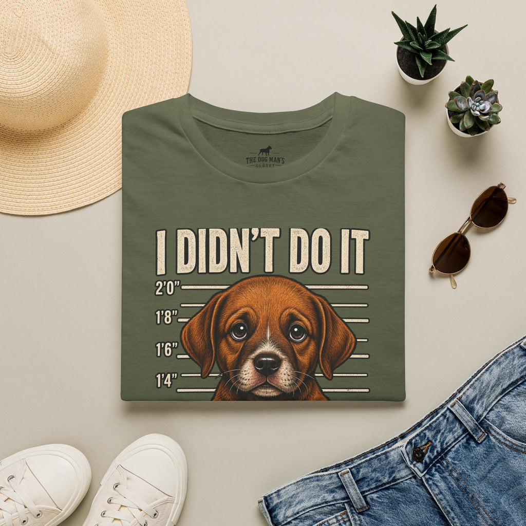 I Didn't Do It Puppy Mugshot