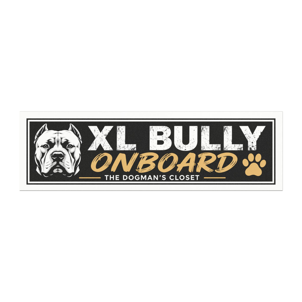 “XL Bully Onboard” Magnet