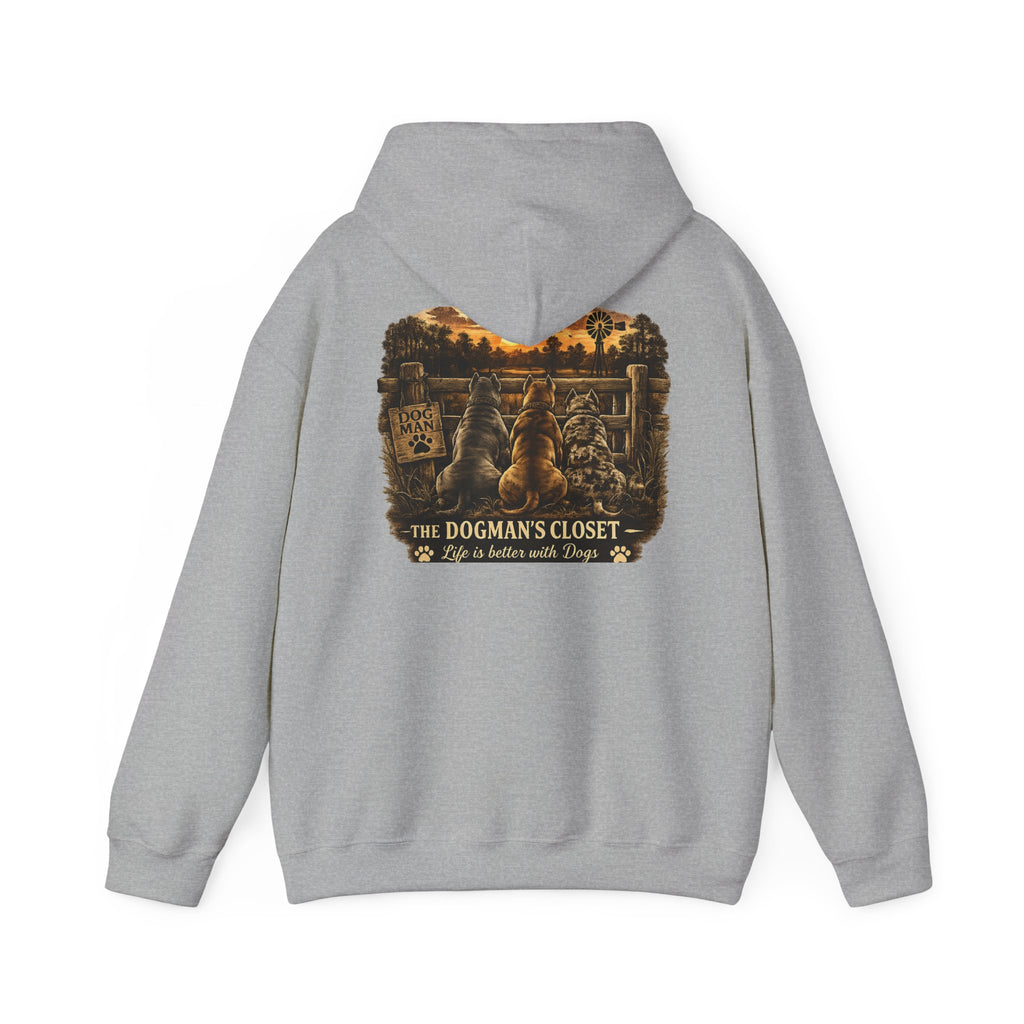 "Life is better with dogs" Pullover Hoodie