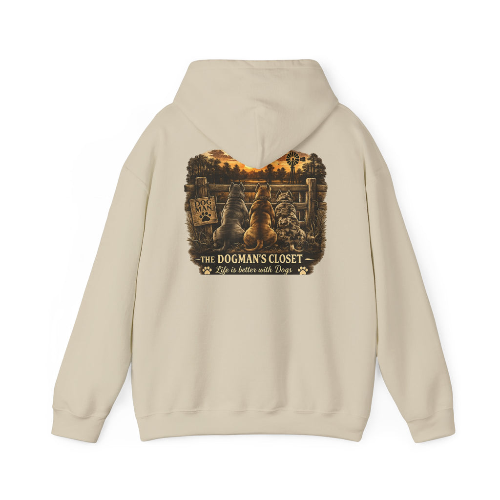"Life is better with dogs" Pullover Hoodie