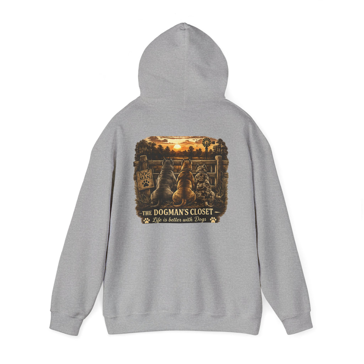 "Life is better with dogs" Pullover Hoodie
